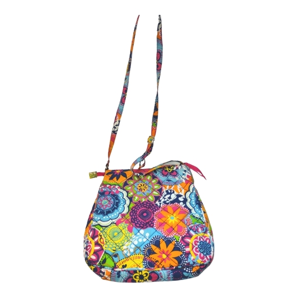 Danielle Morgan Retro Bohemian Multicolored Crossbody Bag Tote Accessory - Picture 4 of 14